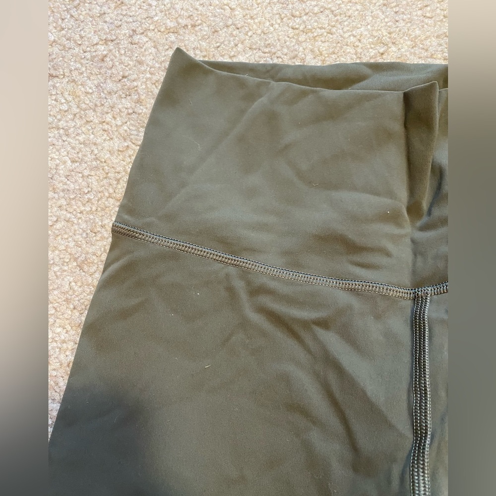 NWOT Lululemon Wunder Under Olive Green Grey Sage Leggings - Picture 8 of 10